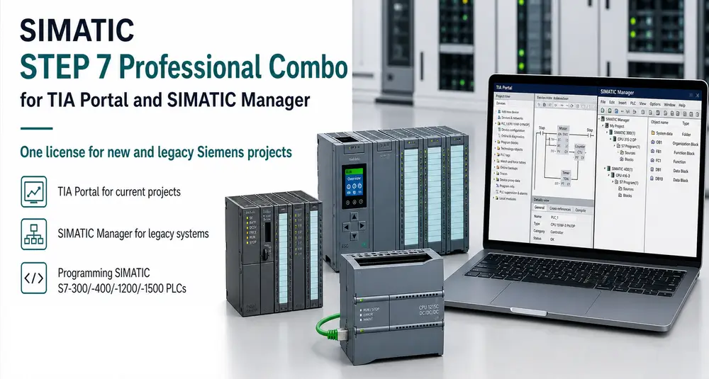 SIMATIC STEP 7 Professional Combo V21/2021 SR4 – for TIA Portal and ...