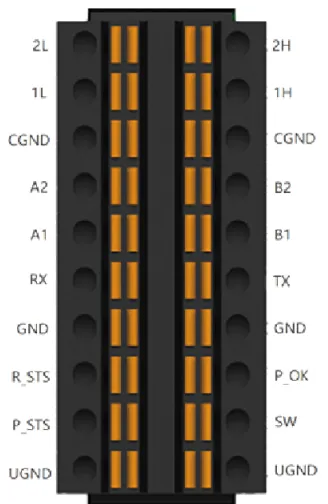 NP-6118 conector superior