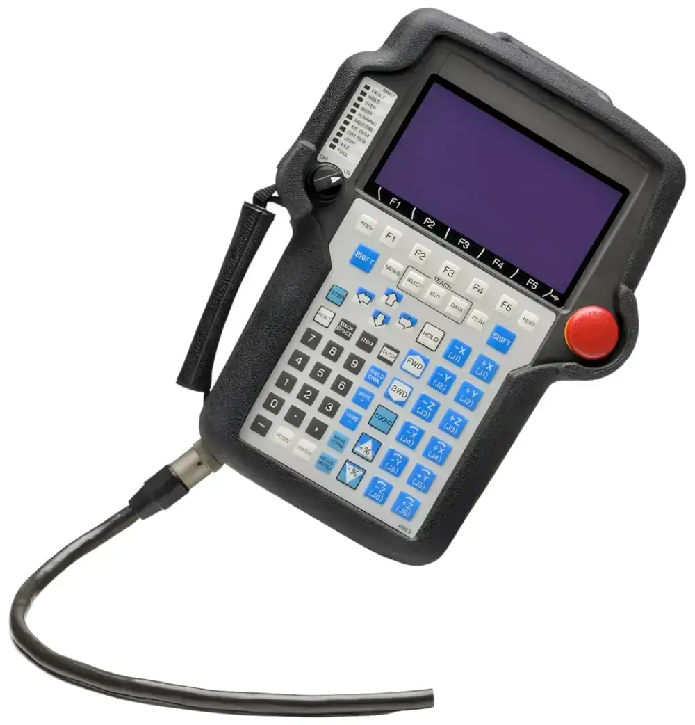 Bumper fitted to a FANUC A05B-2301 / A05B-2308 / A05B-2518 iPendant pendant. The pendant is not included.