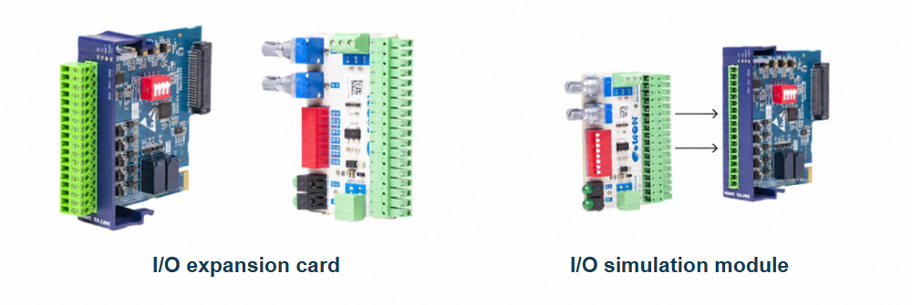 I/O simulation module for practical testing