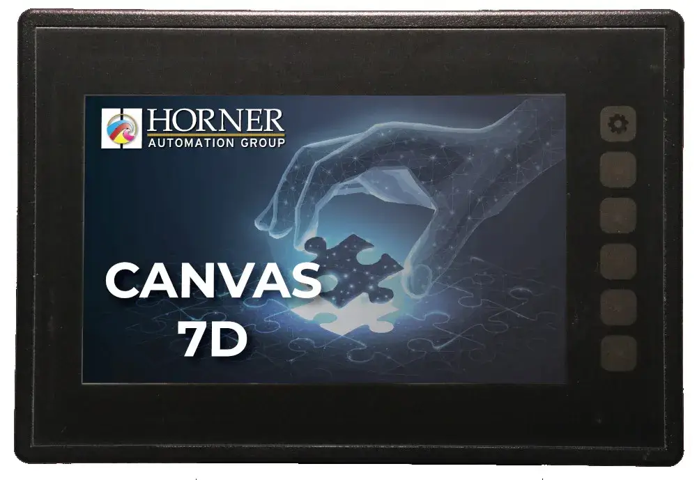 HORNER CANVAS 7D PLC HMI I/O controller, 7″ screen | FOXON - Type: No ...