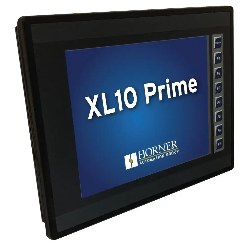 HORNER XL10 Prime PLC HMI controller with 10,4″ colour touchscreen, analog / digital inputs and outputs