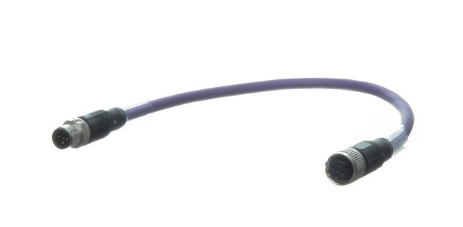 M12 Extension Cable for CANopen & DeviceNet - Length: 0,3 m
