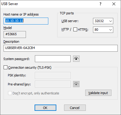 USB Server Megabit 2.0