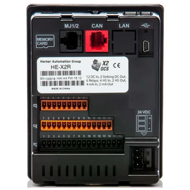HORNER X2 PLC HMI automat s 2,2″ monochrom displejem, s analog / digital vstupy a výstupy