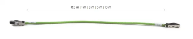 PROFINET patch flexi kabel s konektory RJ45, délky 0,5-5m