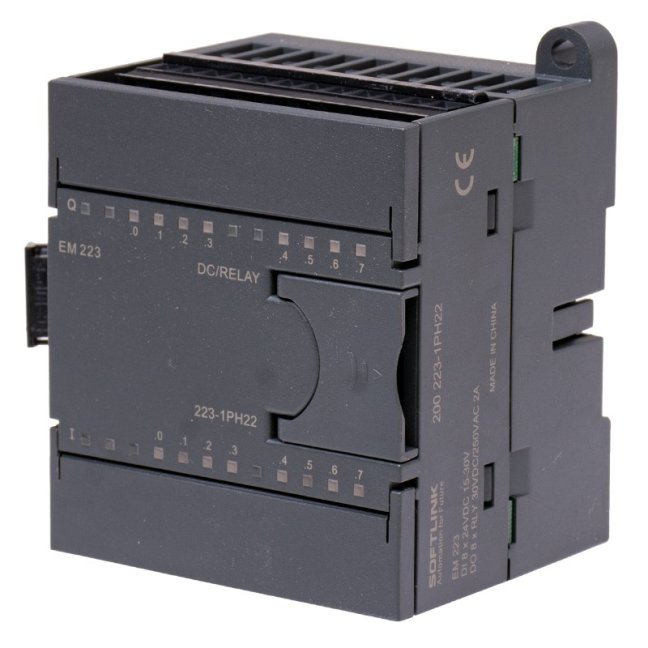 8xDI / 8xDO relay for SIMATIC S7-200, compatible with 6ES7223-1BH22-0XA0