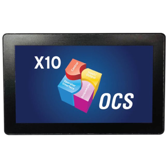 HORNER X10 PLC HMI controller with 10″ colour touchscreen, analog / digital inputs and outputs