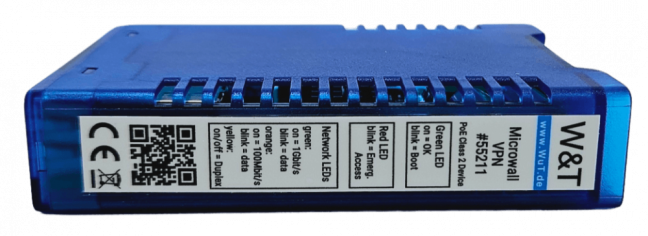 Microwall VPN, industrial Firewall, Ethernet bridge, NAT router and VPN WireGuard