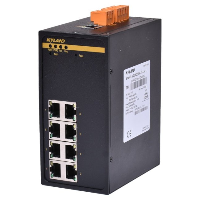 SICOM3000A industrial switch managed 8×100Mbit/s