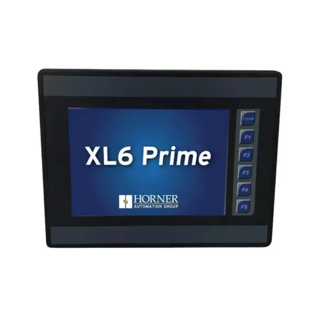 HORNER XL6 Prime PLC HMI automat s 5,7″ barevným dotyk displejem, s analog / digital vstupy a výstupy