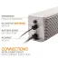 144 W 24 VDC / 6 A rugged industrial Bicker AC/DC UPS IP65 with LiFePO4 battery
