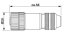 M12 conector for CANopen, female