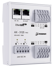 2xAI 0-10V / 2xAI 0-20mA / 4xAO 0-10V, EtherCAT IO modul