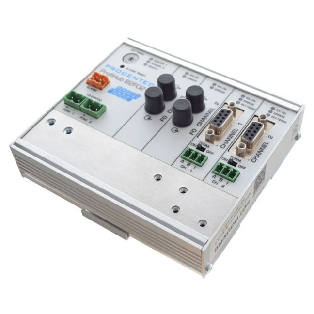 ProfiHub B2FO2+ fiber MM coupler PROFIBUS
