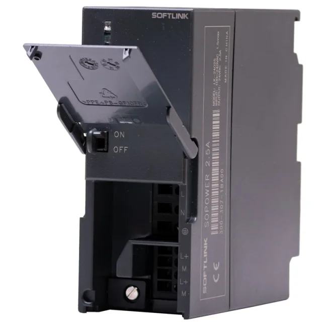 Power Supply 24VDC/2.5A/60W for SIMATIC S7-300, compatible with 6ES7307-1BA00-0AA0