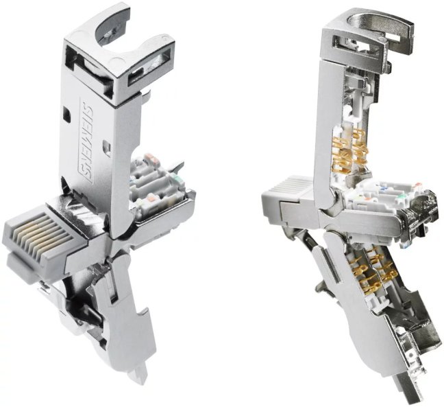 RJ45 PROFINET connector 1Gbit/s,  Fast Connect kabel 180° - Condition: New in sealed box (N)