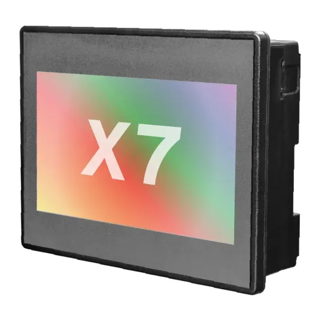 HORNER X7 PLC HMI controller with 7″ colour touchscreen, analog / digital inputs and outputs