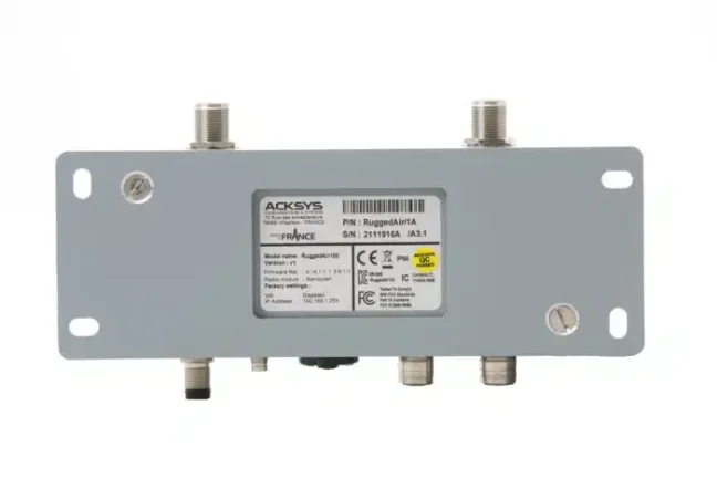 ACKSYS RuggedAir100 – odolný průmyslový WiFi Access Point a klient IP66