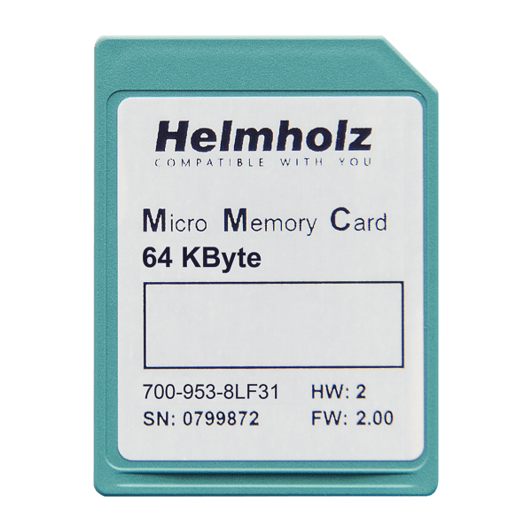 Micro memory cards for SIMATIC S7-300 - Type: 64 KByte Micro Memory Card