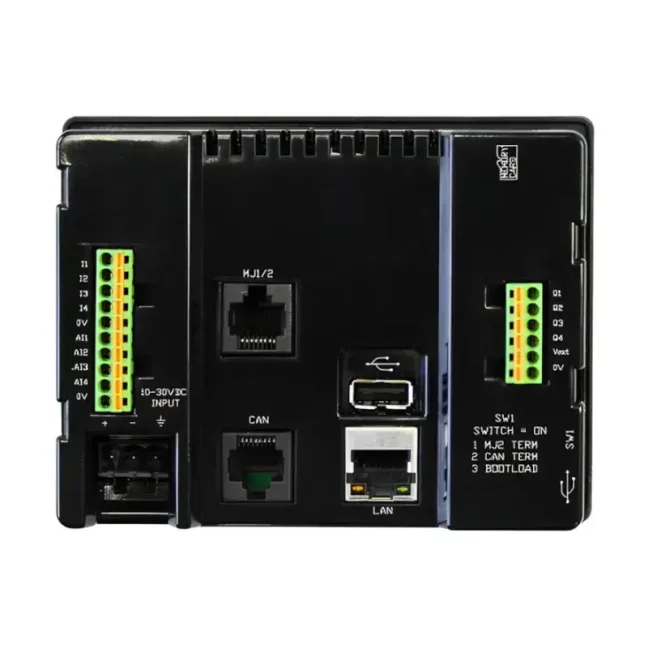 HORNER X5 Prime PLC HMI controller with 4,3″ colour touchscreen, analog / digital inputs and outputs