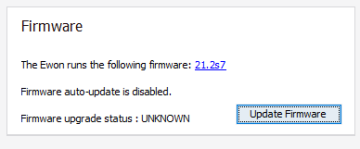 How to update the firmware on Ewon routers COSY and FLEXY