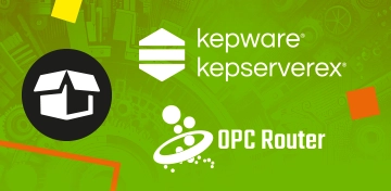 Collection & Integration of Machine Data, 3-in-1: Value Bundle — KEPServerEX + DataLogger + OPC Router