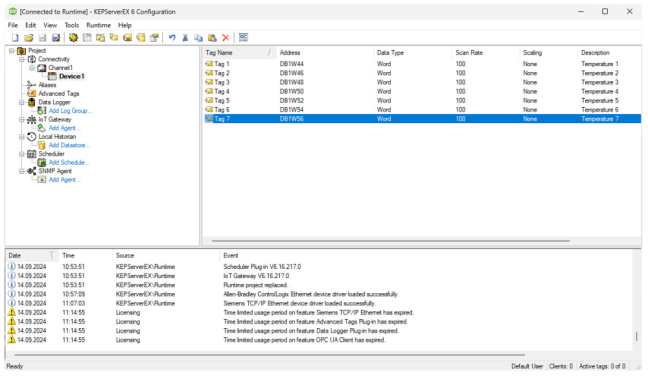 TOP 100 OPC UA/DA Servers in one license KEPServerEX Kepware, Manufacturing Suite - License type: Subscription license for 1 year