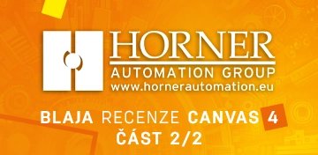Recenze: PLC s integrovaným HMI Horner z řady Canvas – část 2 HMI a vzdálený monitoring