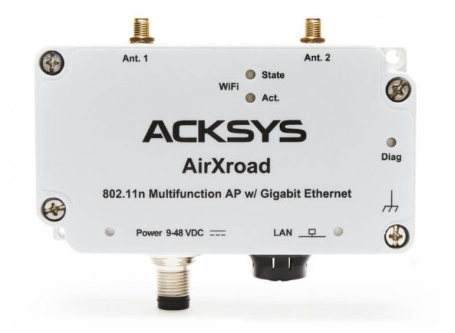 ACKSYS AirXroad – odolný průmyslový WiFi Access Point a klient IP66