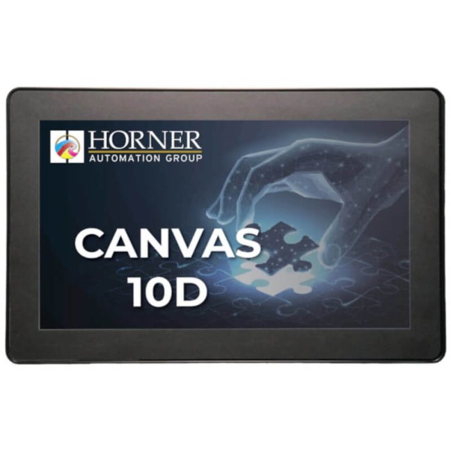HORNER CANVAS 10D PLC HMI controller with 10.1″ colour touchscreen, analog / digital inputs and outputs