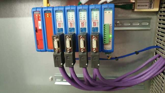Connected 8x digital output 0.5A-24VDC ComBricks module | FOXON & Anybus (HMS)