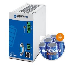 96W 12V DC/8A Bicker UPS backup power supply, supercapacitor