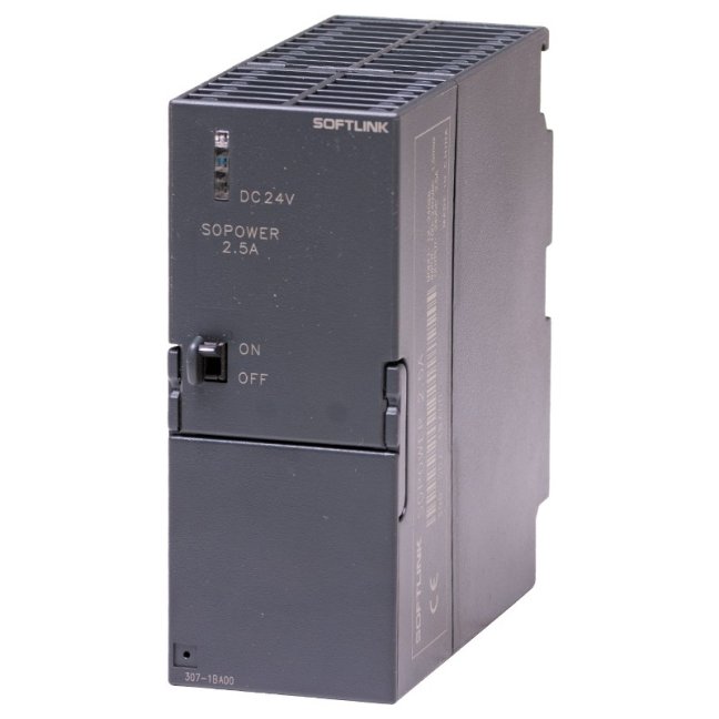 Power Supply 24VDC/2.5A/60W for SIMATIC S7-300, compatible with 6ES7307-1BA00-0AA0