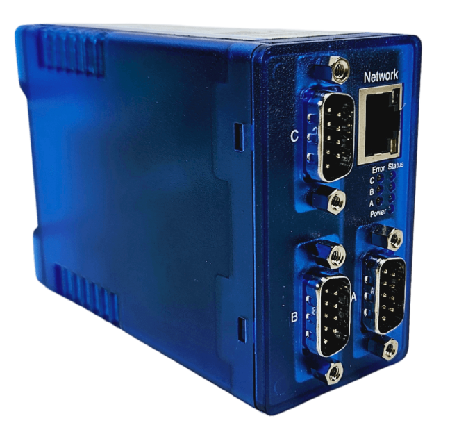 COM Server 3x RS232 / RS422 / RS485, PoE
