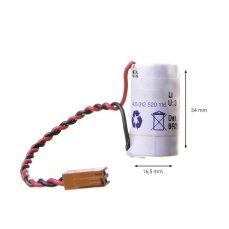 Battery B9712T for Cutler Hammer, GE Fanuc PLC, IC693ACC301