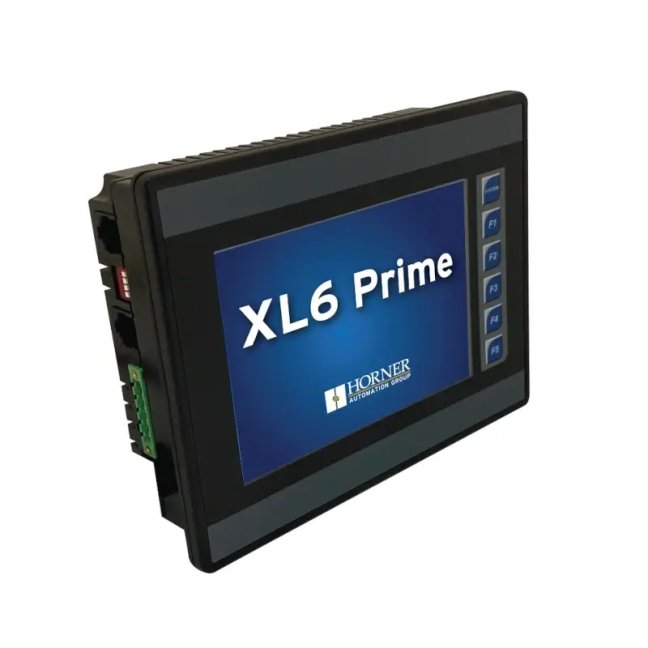 HORNER XL6 Prime PLC HMI automat s 5,7″ barevným dotyk displejem, s analog / digital vstupy a výstupy