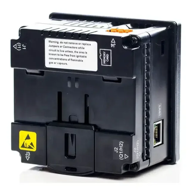 HORNER XLE PLC HMI controller with 2.2″ monochrome screen, analog / digital inputs and outputs