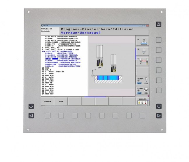 Náhrada monitoru BC 120, BC 120F, BC 125 HEIDENHAIN s klávesnicí