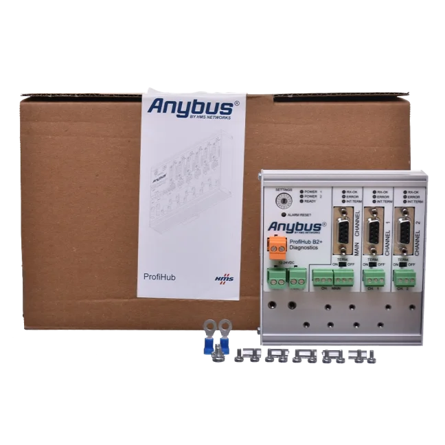 ProfiHub B2+R multi-repeater PROFIBUS - package contents | FOXON