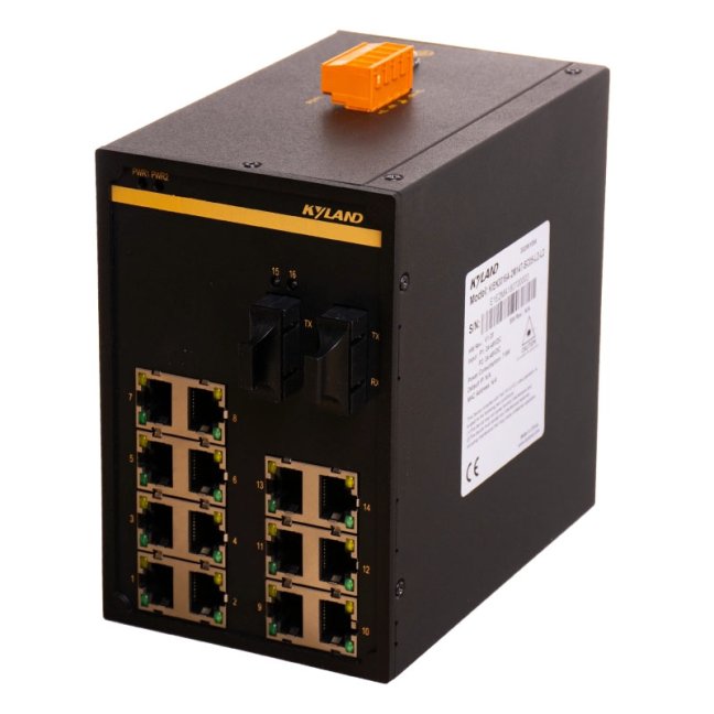 KIEN3016A průmyslový switch nemanažovatelný 16x100Mbit/s - Provedenie: 16x 100M port RJ45