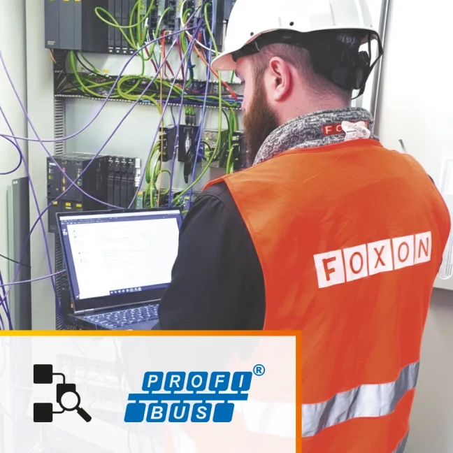 Diagnostika priemyselnej komunikačnej siete technikom FOXON vo výrobnom závode