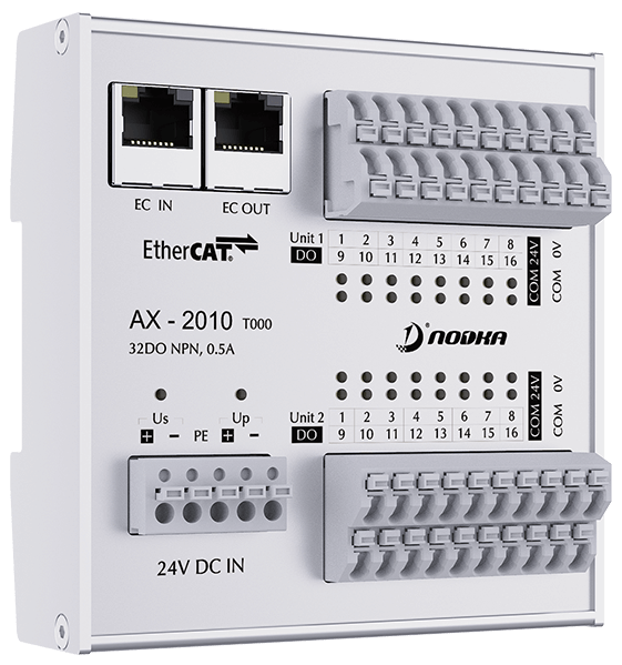 32xDO, NPN 24VDC, EtherCAT IO module