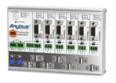 ProfiHub B5+R PROFIBUS multi-repeater - front | FOXON