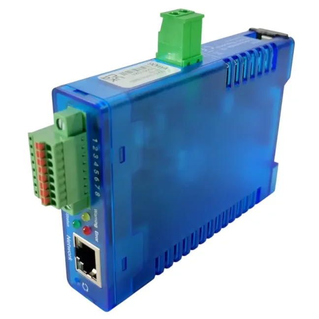 Ethernet IO entradas y salidas analógicas remotas 0-20mA: 2xAI/AO, Modbus TCP, REST, MQTT, OPC UA