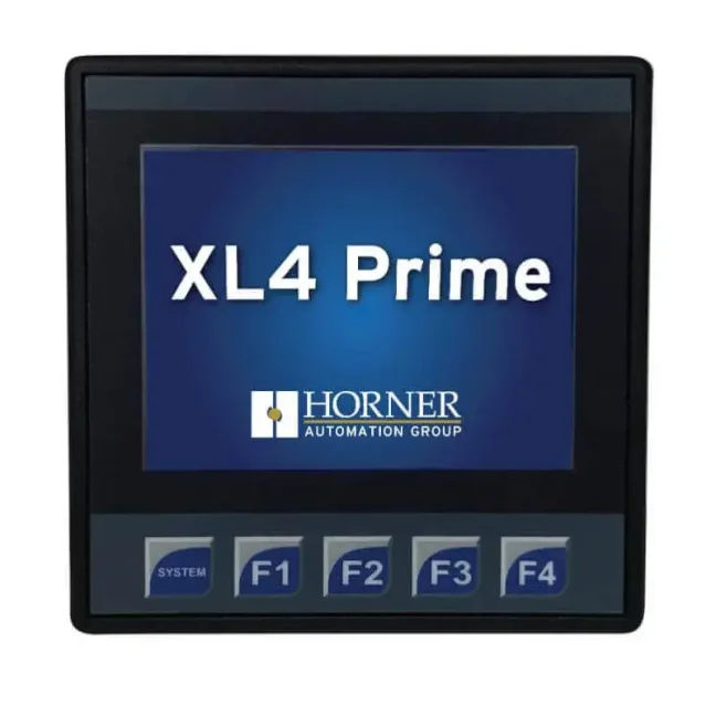 HORNER XL4 Prime PLC HMI automat s 3,5″ barevným dotyk displejem, s analog / digital vstupy a výstupy