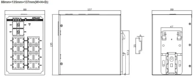 SICOM3000A  16x100M