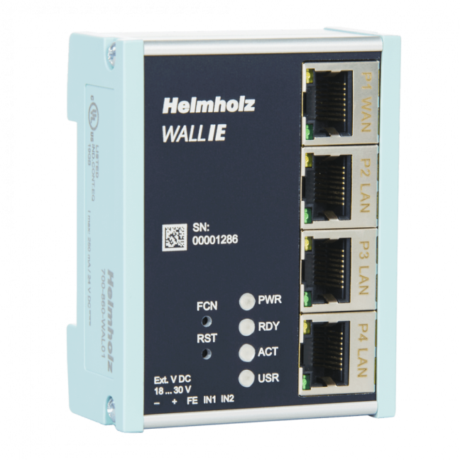 WALL IE Standard, industrial Firewall, Ethernet Bridge and NAT router