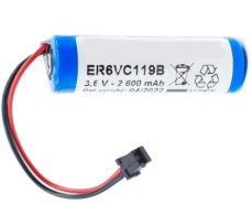 Battery ER6VC119B for Mitsubishi servo M700, MelServo MR-J3, MR-J3-A, MR-J3-A4, MR-J3-B, MR-J3-B4, MR-J3-T, MR-J3-T4