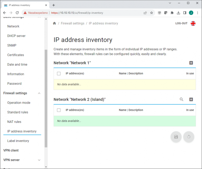 Microwall VPN, industrial Firewall, Ethernet bridge, NAT router and VPN WireGuard